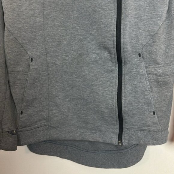Nike Sportswear Tech Fleece Zip Up Oversized Hoodie in Cape Carbon Heather - Picture 11 of 16